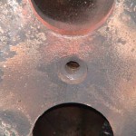 Scheur in de cilinderkop